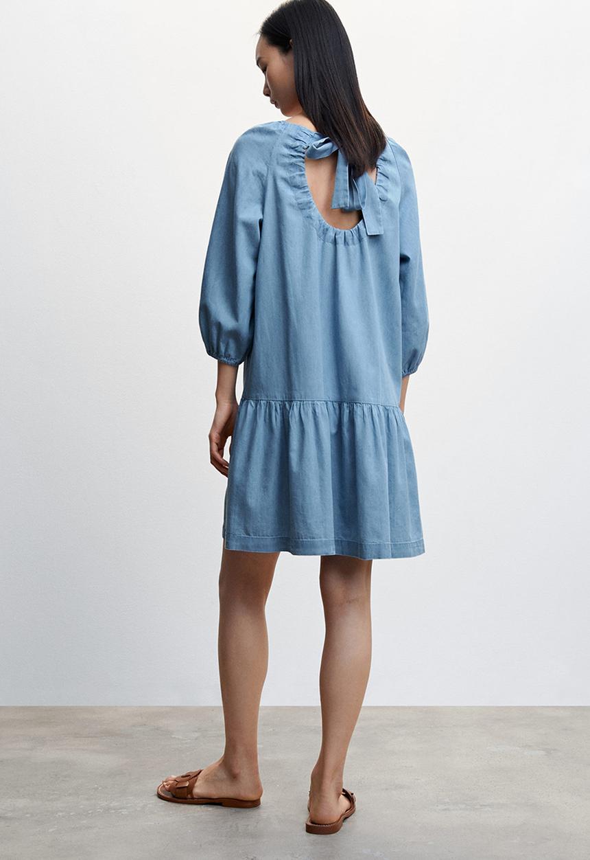 MANGO - Dress ten-h - open blue