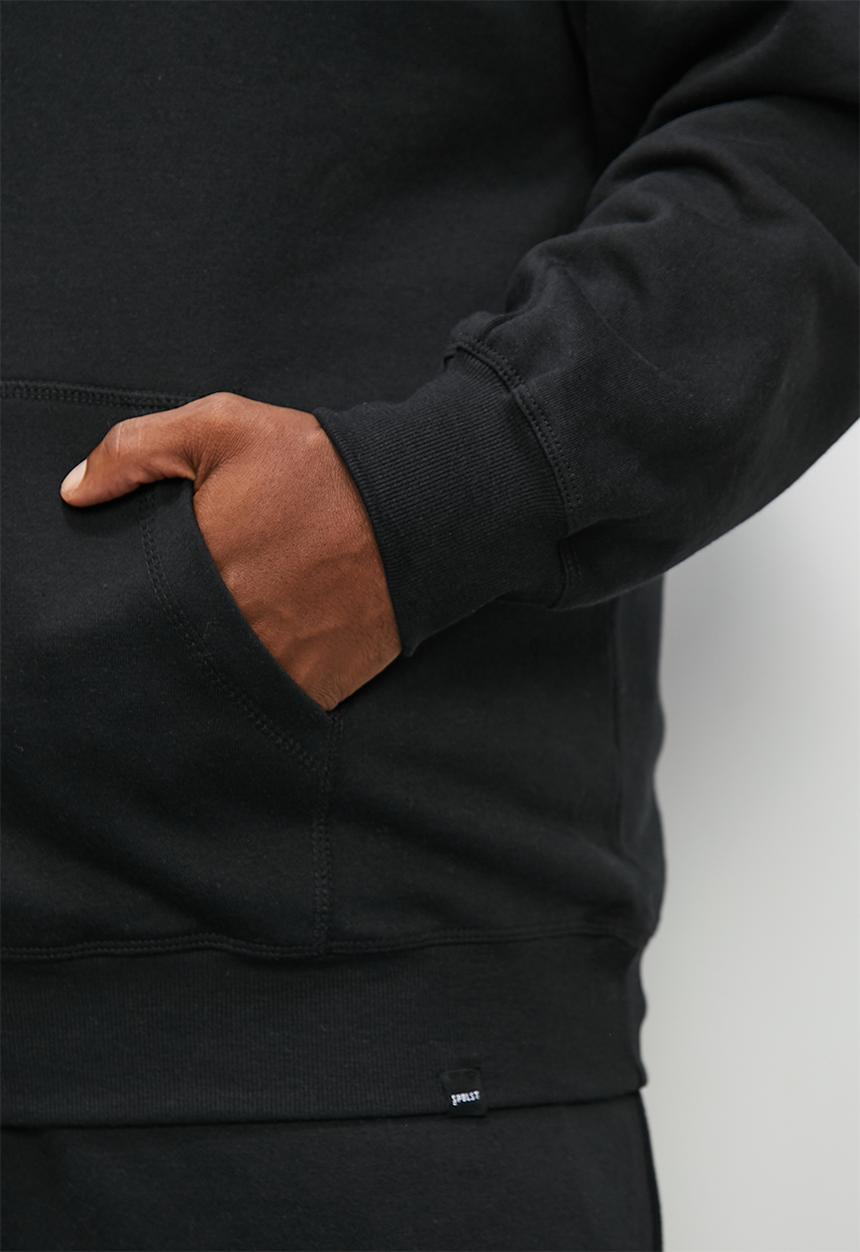 Superbalist - Plus maddox basic pullover hoodie - black