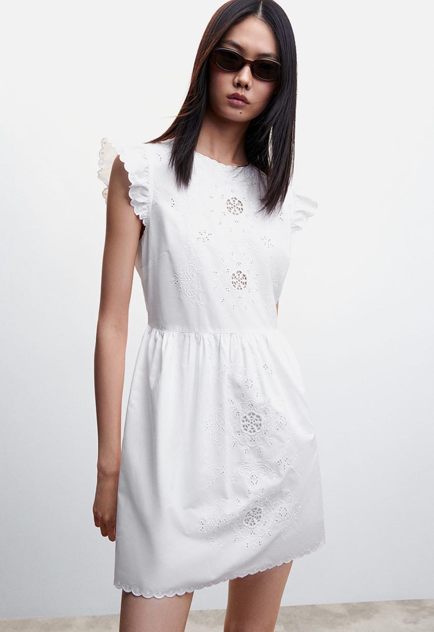 MANGO - Dress cannes-h - white