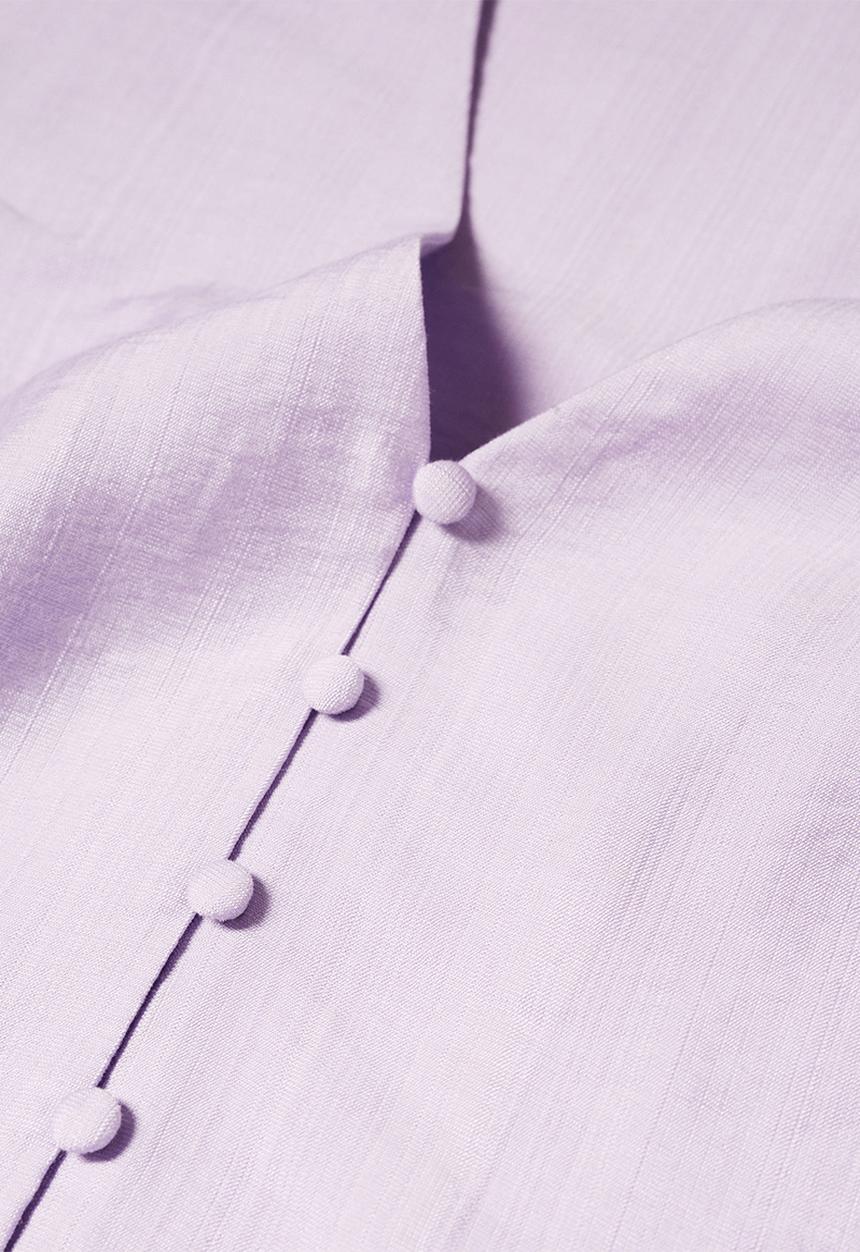 MANGO - Blouse mufflin-h - purple