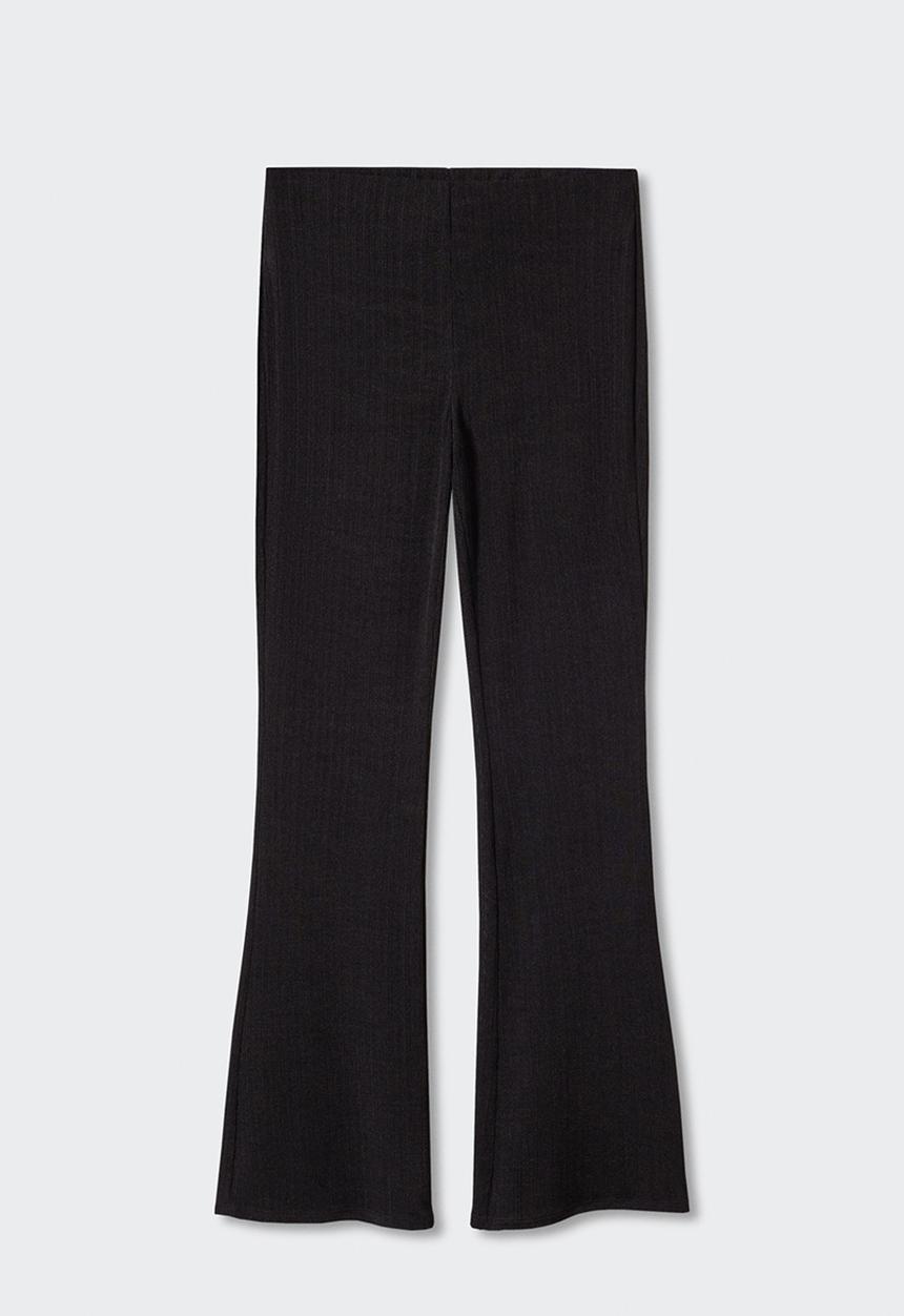 MANGO - Trouser bilma - black