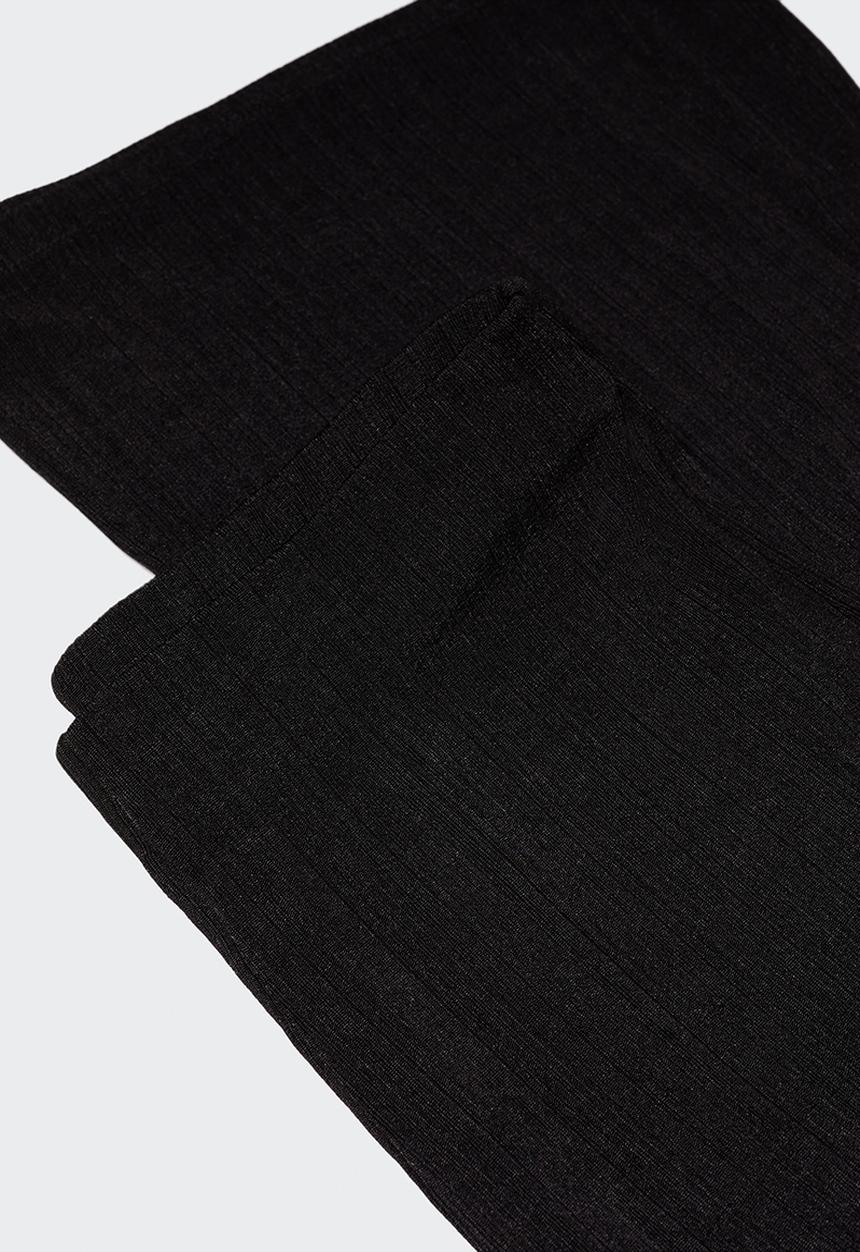 MANGO - Trouser bilma - black