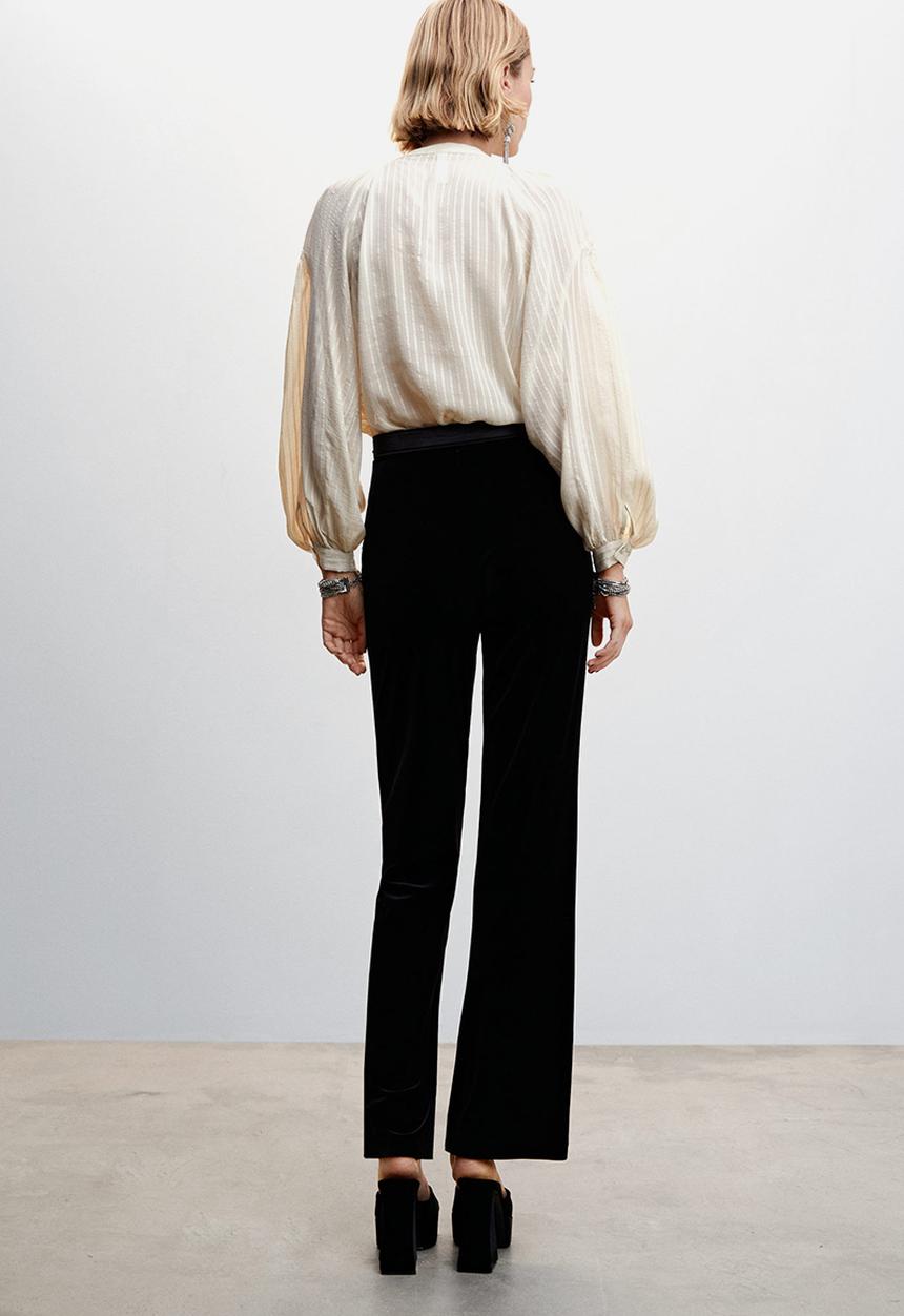 MANGO - Blouse boho - light beige