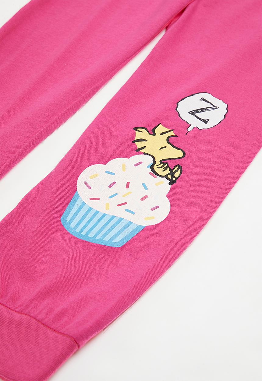 Character Group - Snoopy winter pj set - pink