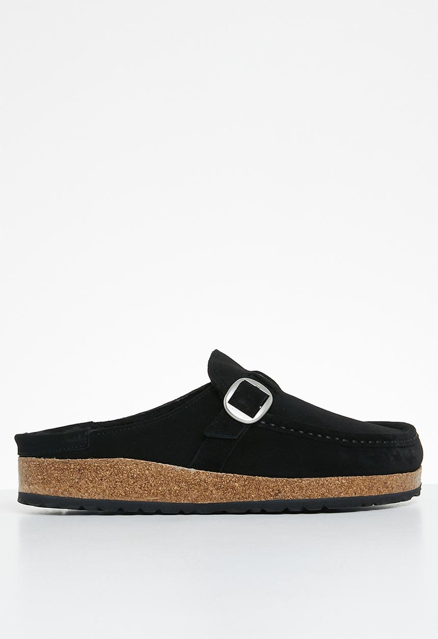 Birkenstock - Buckley shearling suede shearling regular - black