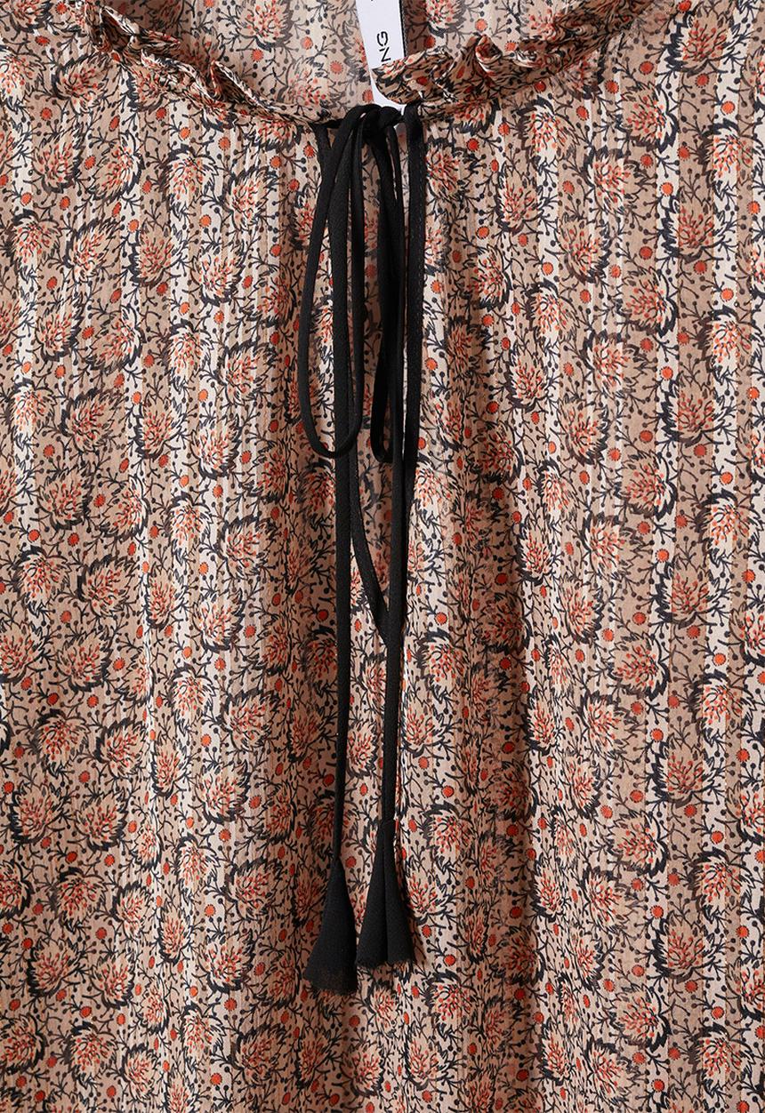 MANGO - Blouse bashy - light beige