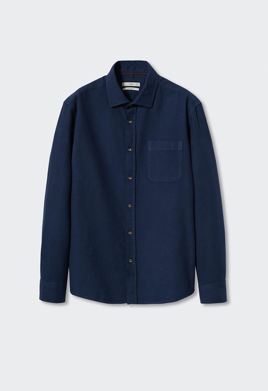 MANGO - Shirt twill - navy