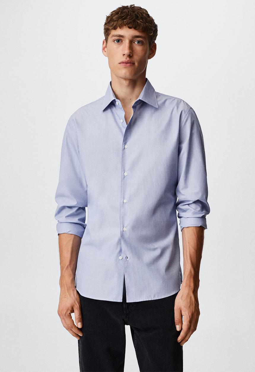 MANGO - Shirt cuneo - sky blue
