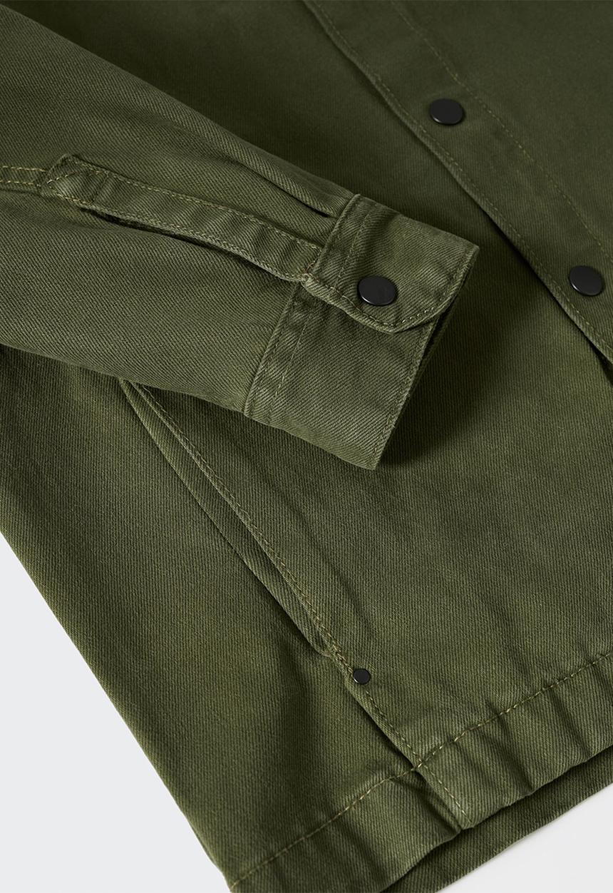 MANGO - Overshirt guy - khaki