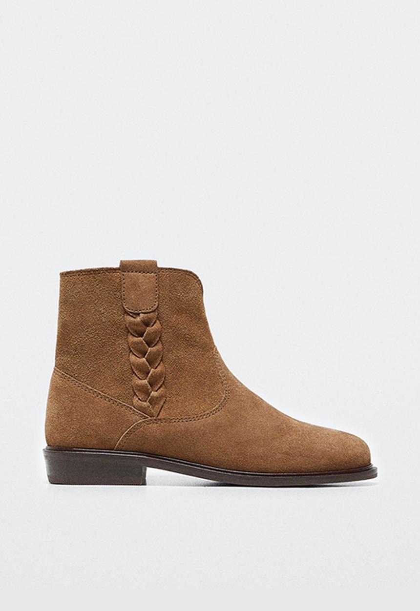 MANGO - Ankle boots irene - medium brown