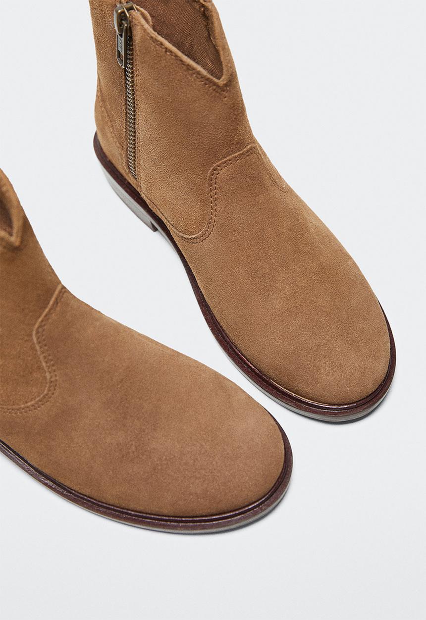 MANGO - Ankle boots irene - medium brown