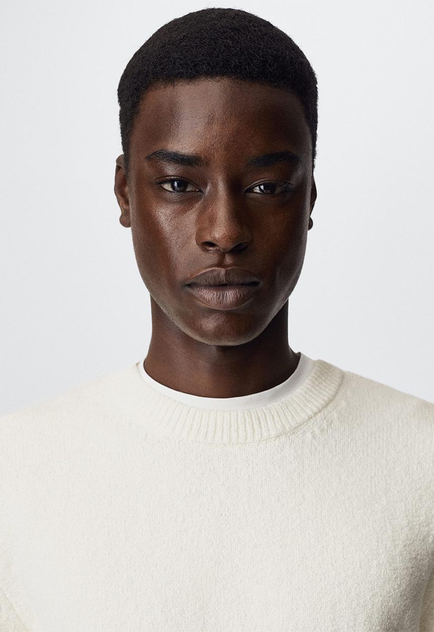 MANGO - Sweater bruno - off white 