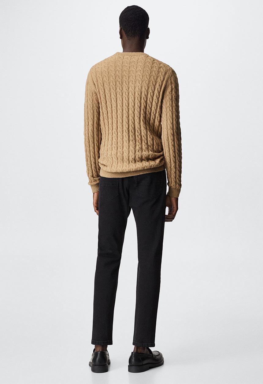 MANGO - knitwear mars - brown