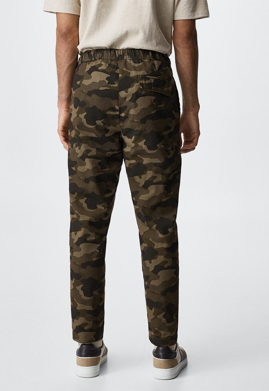 MANGO - Trousers kirin - khaki 