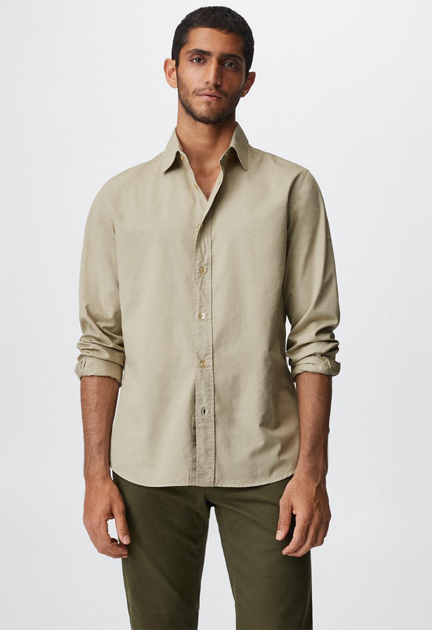 MANGO - Shirt lumiere - beige 