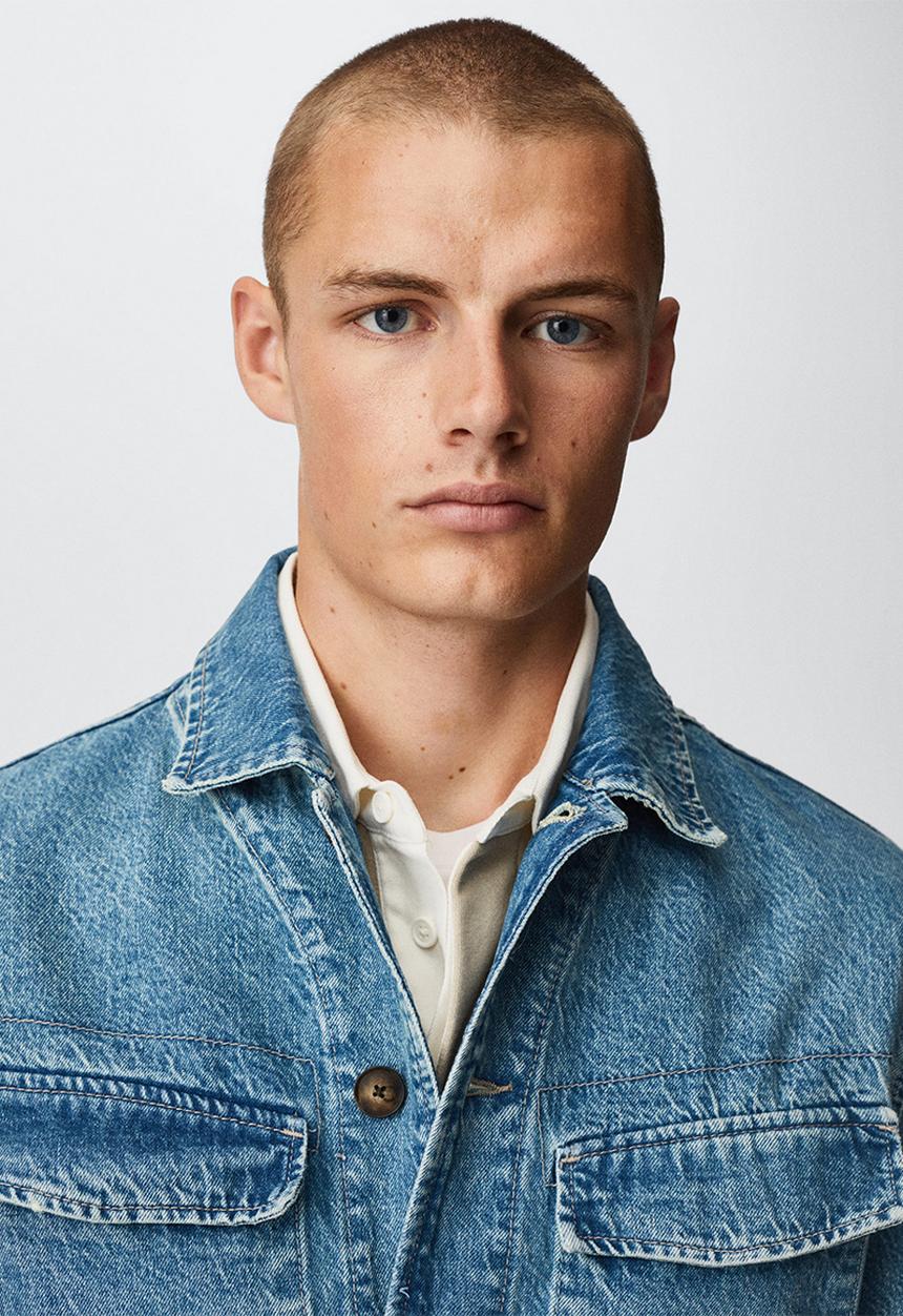 MANGO - Jacket paul - blue