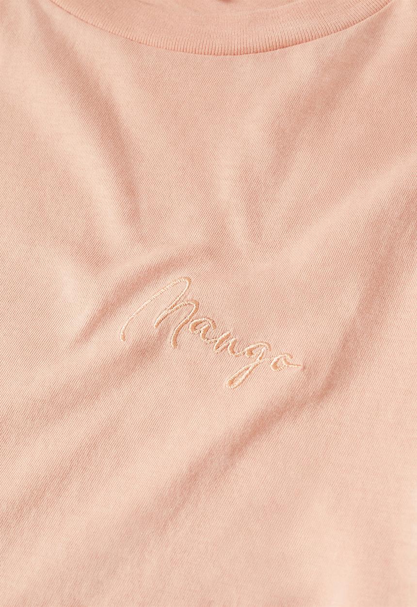 MANGO - T-shirt berry-h - light pastel orange