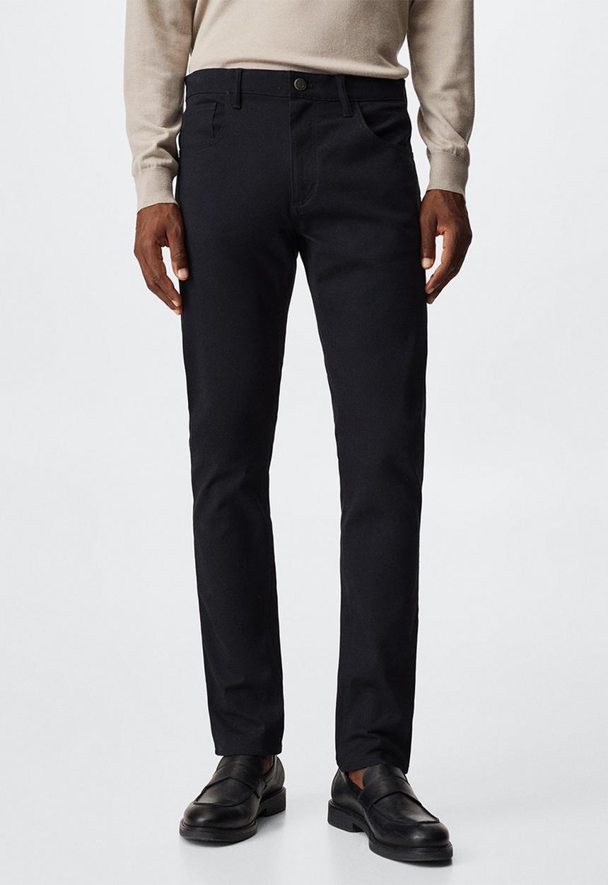 MANGO - Trousers pisa - dark navy 