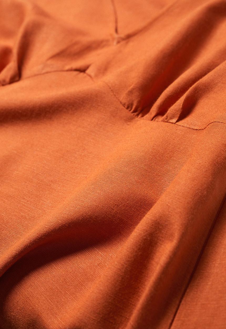 MANGO - Dress mogambol-h - orange