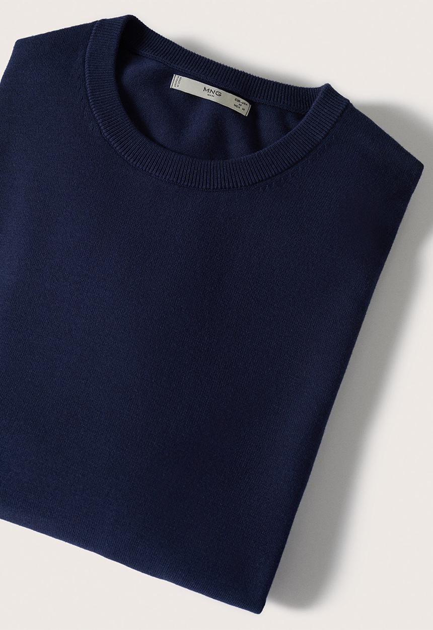 MANGO - Sweater ten - navy 