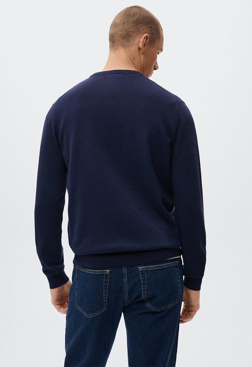 MANGO - Sweater ten - navy 