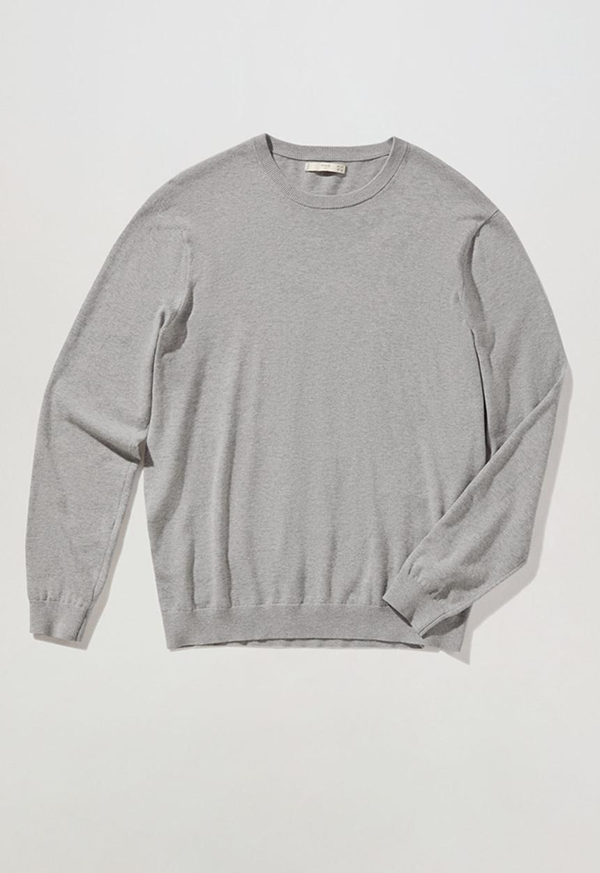 MANGO - Sweater ten - grey 