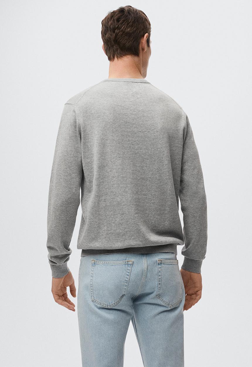 MANGO - Sweater ten - grey 
