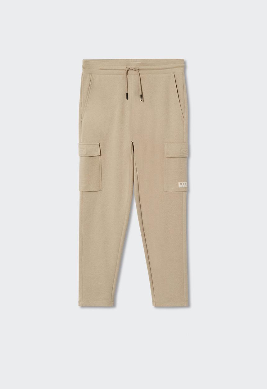 MANGO - Trousers miltyp - beige 