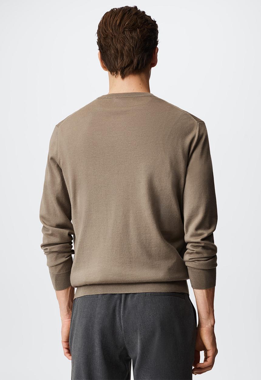 MANGO - Sweater willy - medium brown 