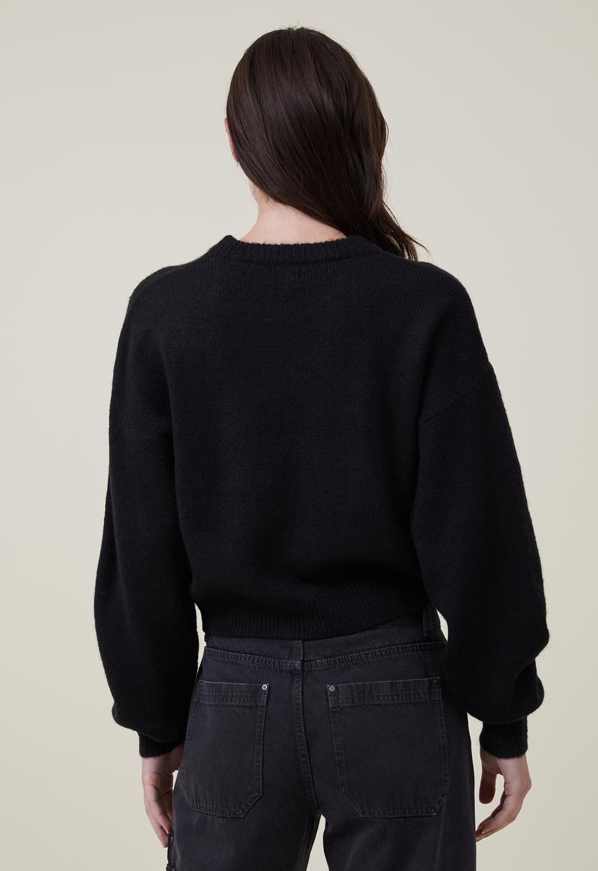 Cotton On - Blondie crew pullover - black