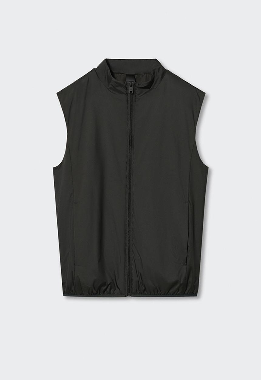 MANGO - Waistcoat nadast - khaki 