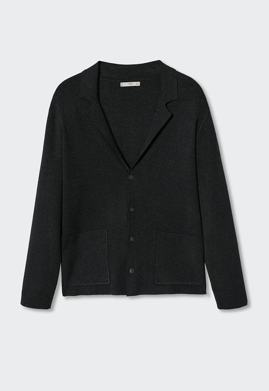 MANGO - Cardigan luxusb - charcoal