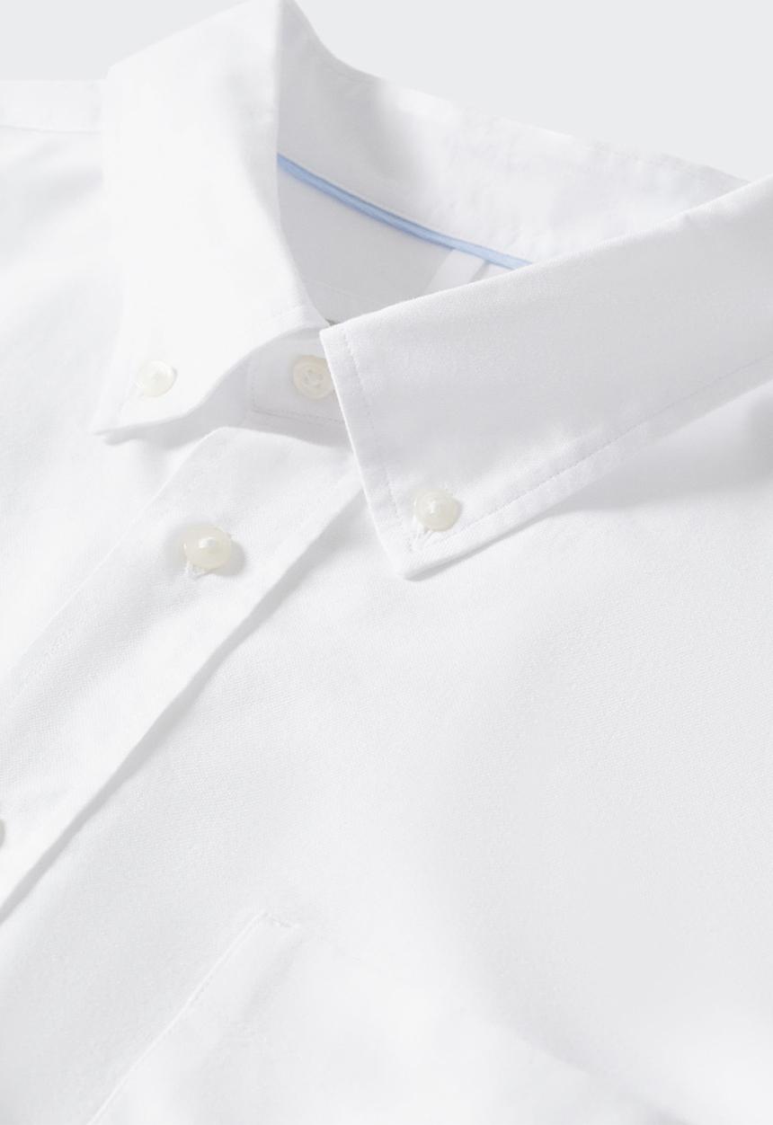MANGO - Shirt oxford inc - white 