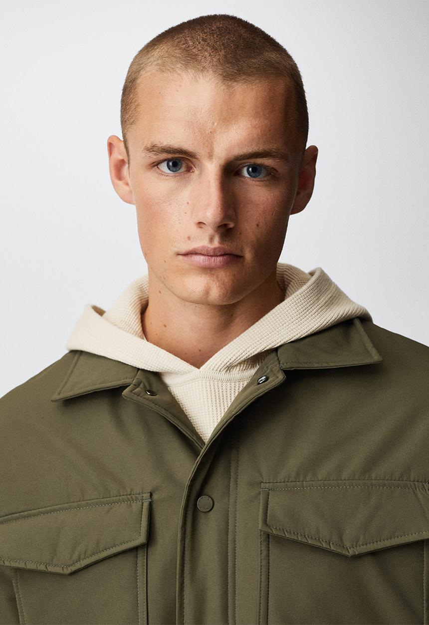 MANGO - Jacket kobe - khaki 