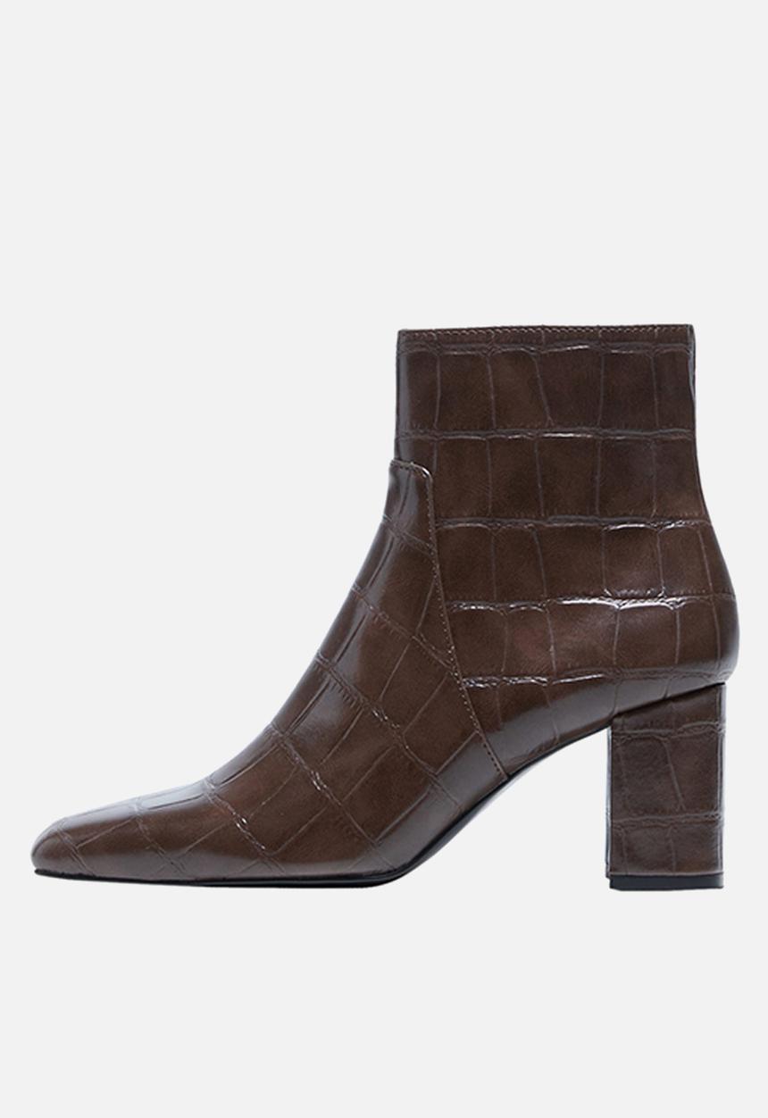 MANGO - Nilo1 ankle boot - dark brown