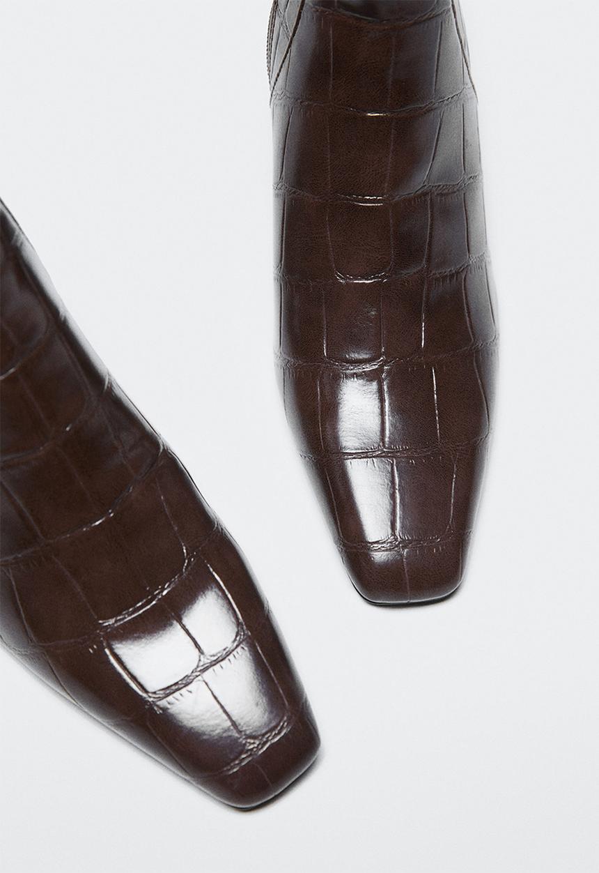 MANGO - Nilo1 ankle boot - dark brown