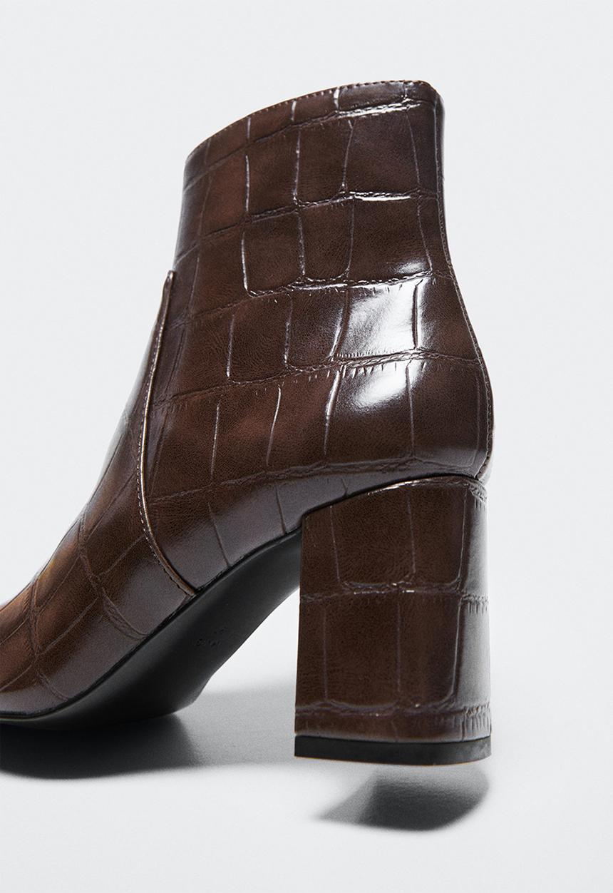 MANGO - Nilo1 ankle boot - dark brown