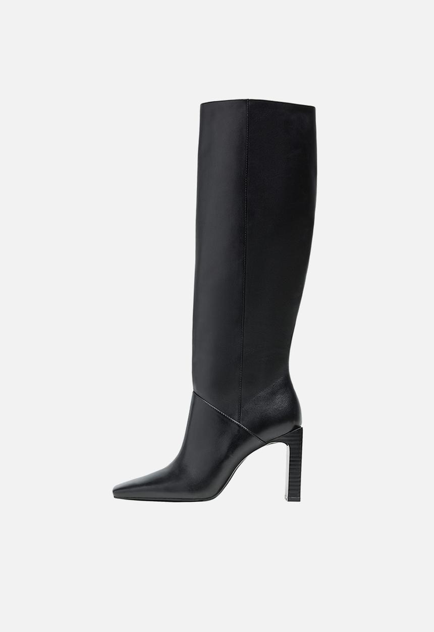 MANGO - Mary knee high boot - black