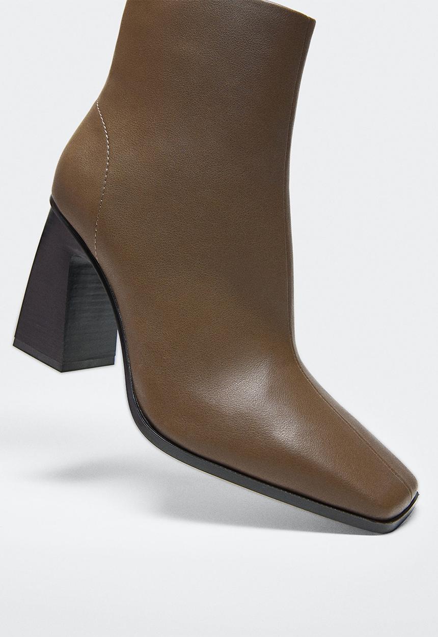 MANGO - Yves ankle boot - khaki