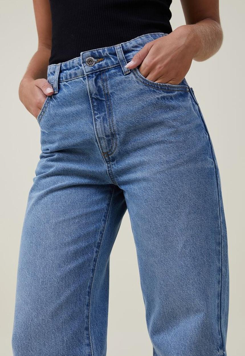 Cotton On - Loose straight jean - surfers blue