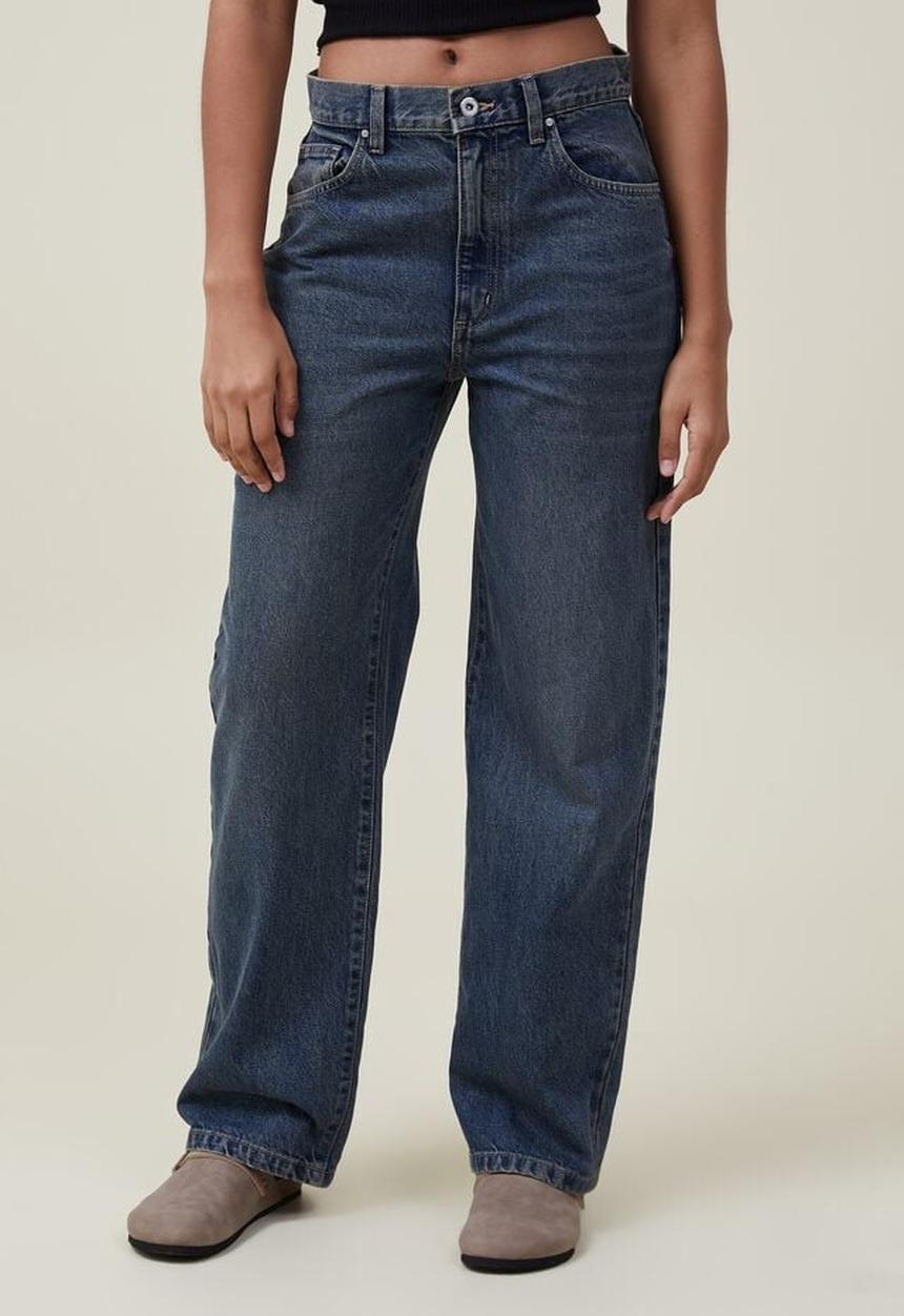 Cotton On - Loose straight jean - logans blue