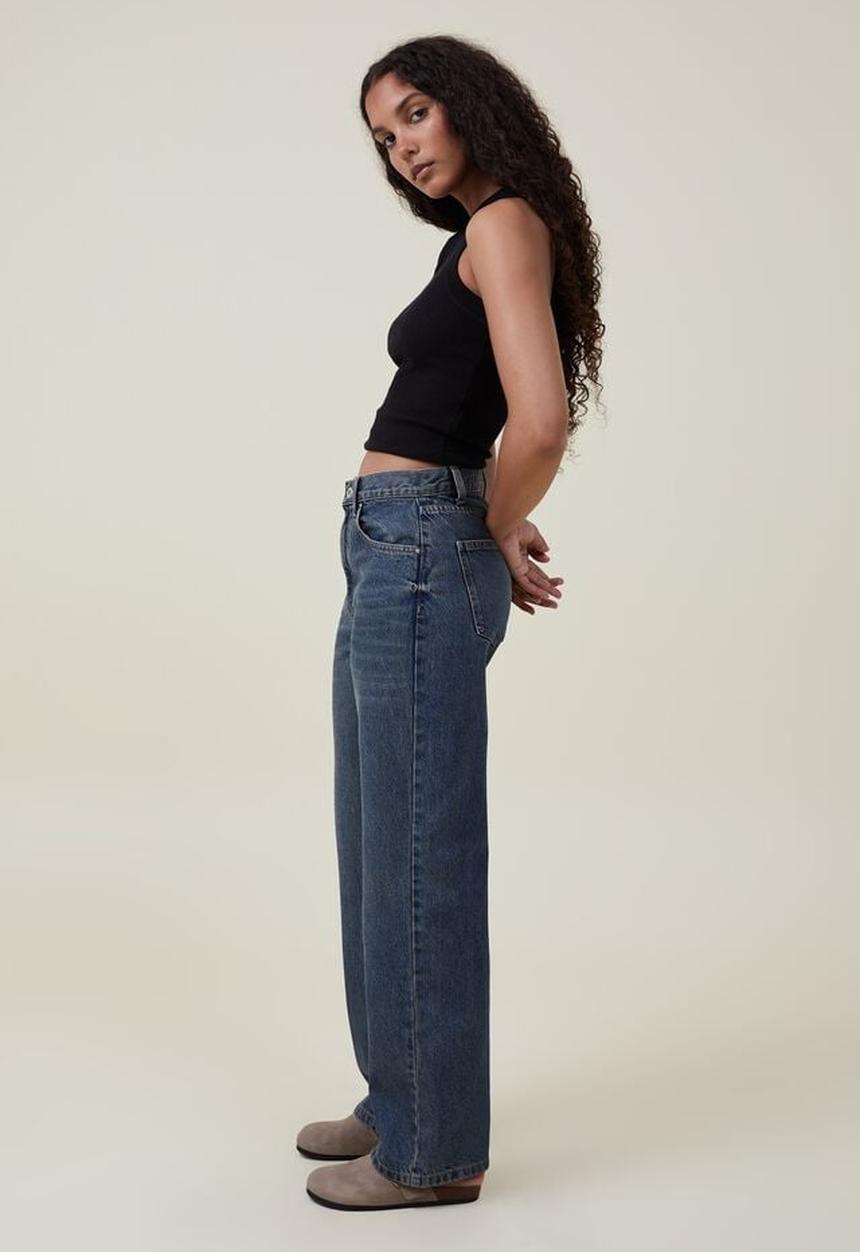 Cotton On - Loose straight jean - logans blue