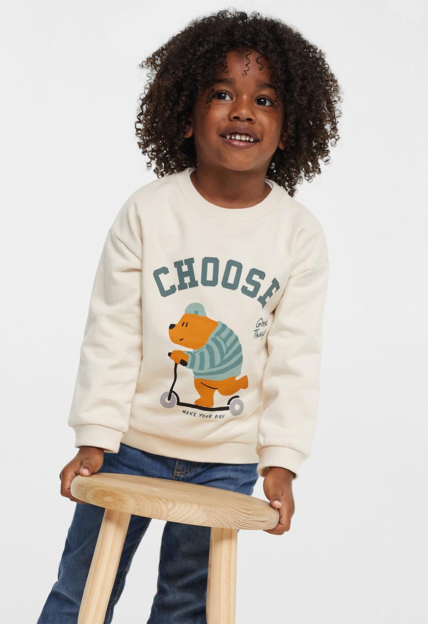 MANGO - Sweatshirt mateo - natural