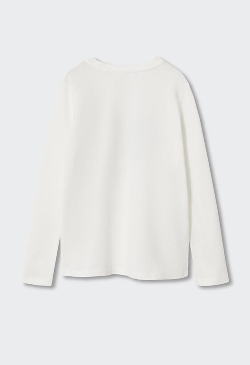 MANGO - T-shirt spencer - natural