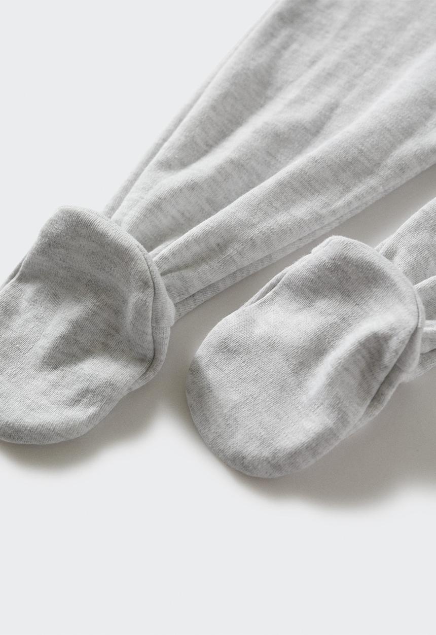 MANGO - Trousers polaina3 - gray