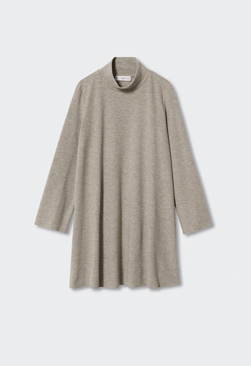 MANGO - Dress emma - brown
