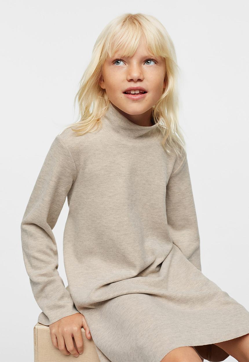 MANGO - Dress emma - brown