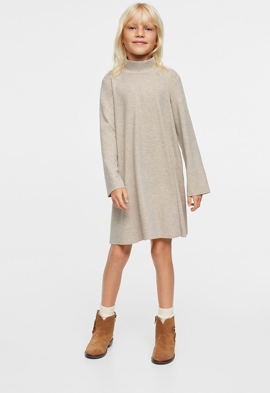 MANGO - Dress emma - brown