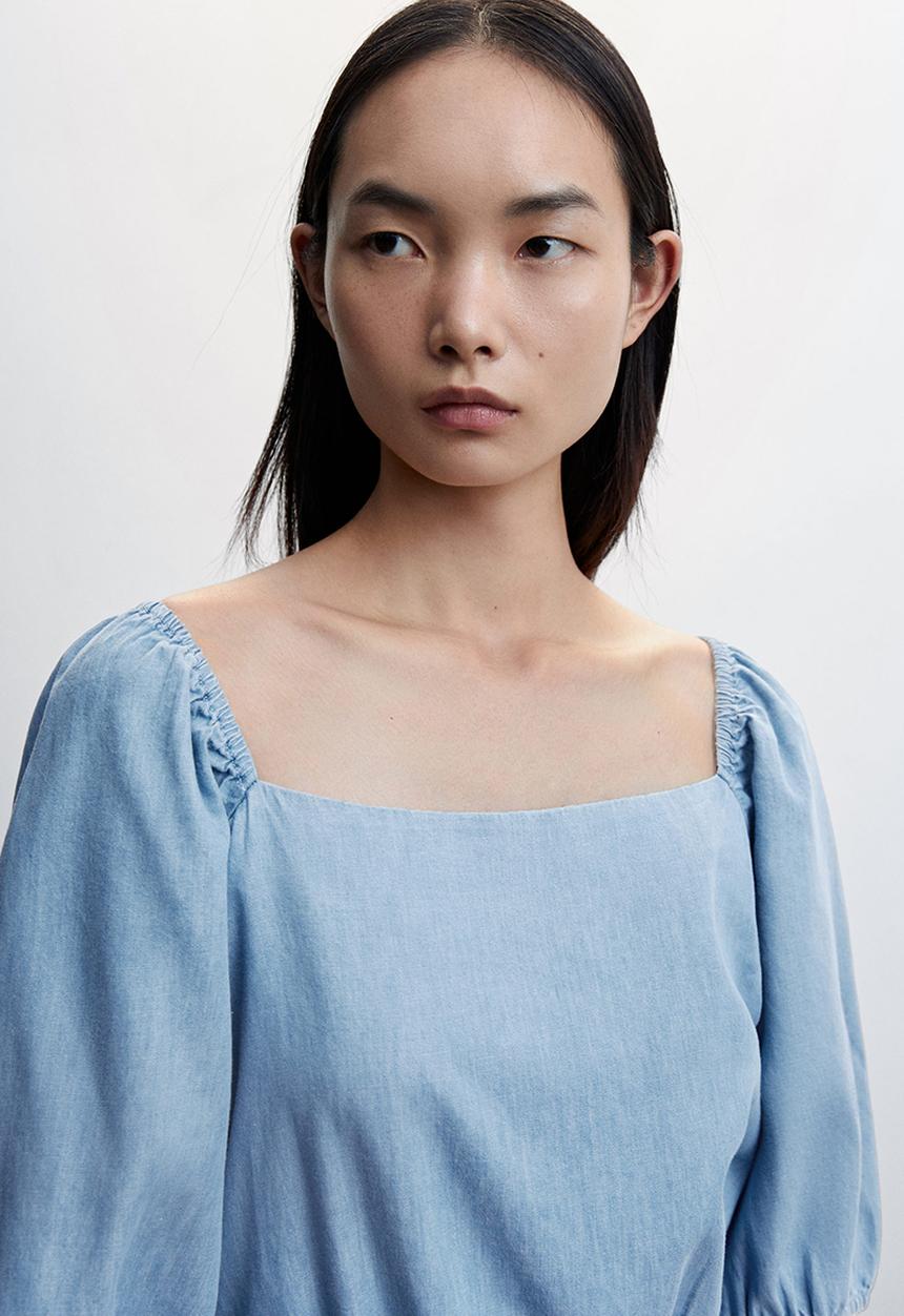 MANGO - One-piece suit ten-h- mid blue