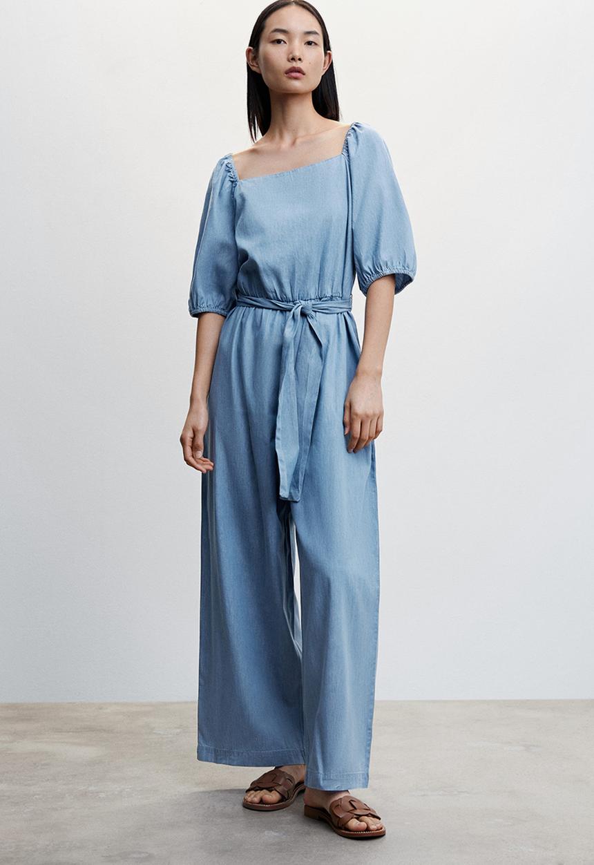 MANGO - One-piece suit ten-h- mid blue